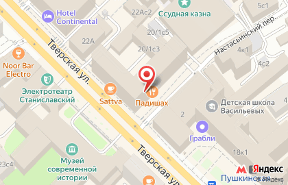 2000 на Тверской улице на карте