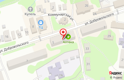 Аптека Надежда-Фарм на улице Добровольского на карте
