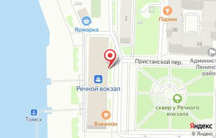 Гостиница, ОАО Томская судоходная компания на карте