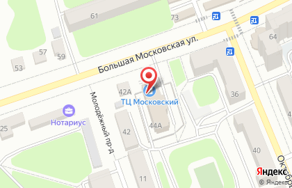 Сити+ на Большой Московской улице на карте