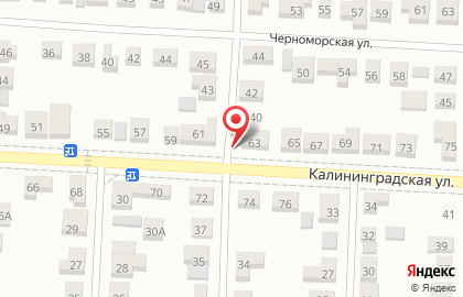 Локомотив на Калининградской улице на карте