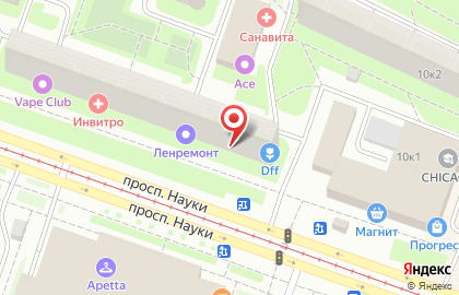 Магазин-ателье Магазин-ателье в Калининском районе на карте