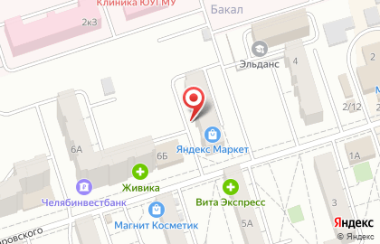 Прайскиллер TechnoPoint на улице Комаровского на карте