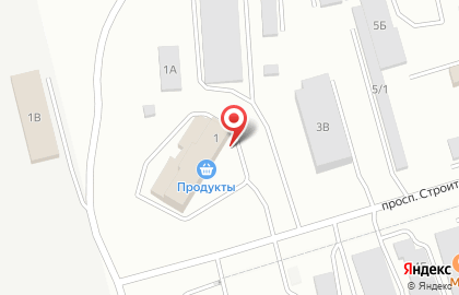 Хлебная лавка на проспекте Строителей на карте