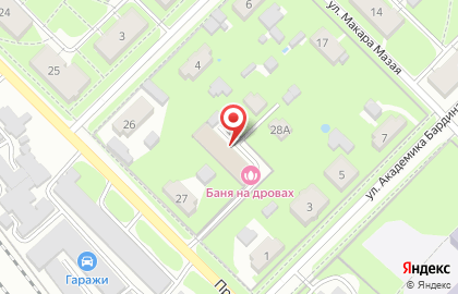 Банный комплекс Баня на дровах на карте