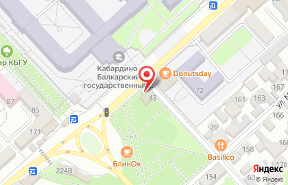 Киоск по продаже фастфудной продукции на улице Чернышевского на карте