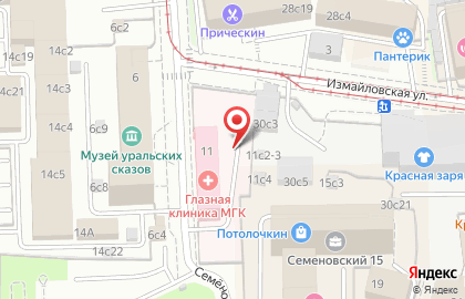 Барракуда в Семёновском переулке на карте