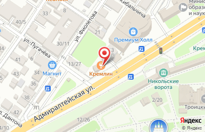 АКБ Экспресс-Волга на Адмиралтейской улице на карте
