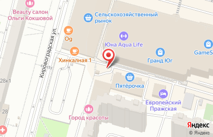 Киоск печатной продукции Городская Киосковая Сеть на метро Пражская на карте