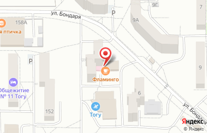 Столовая Фламинго в Краснофлотском районе на карте