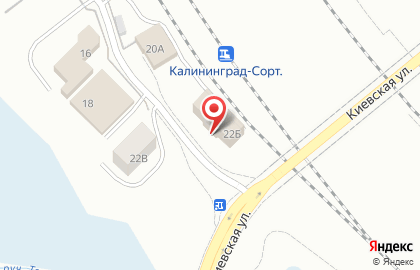Банкомат Банк ВТБ 24, филиал в г. Калининграде на Киевской улице, 22б на карте