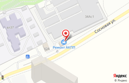 Автосервис на Сосновой аллее на карте