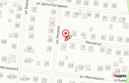 Автосервис на Лесной на карте