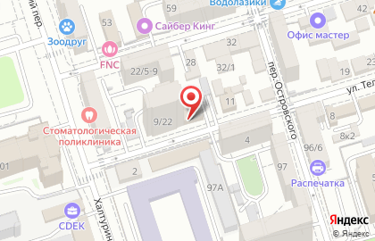 Британский банковско-финансовый колледж в Ростове-на-Дону на карте