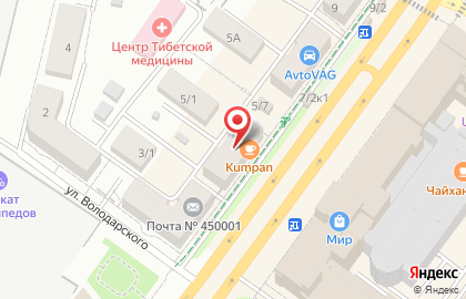 Страховая компания Росгосстрах на проспекте Октября на карте