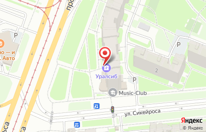 Банкомат Уралсиб на проспекте Энгельса, 111 к 1 на карте