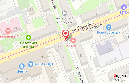 Золотой дракон на улице Горького на карте