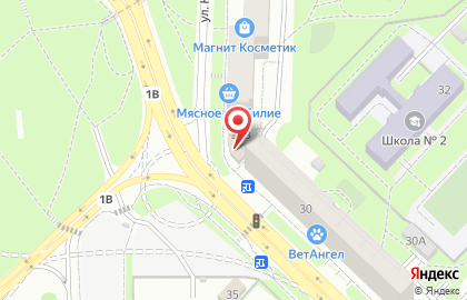 Продуктовый магазин в Москве на карте