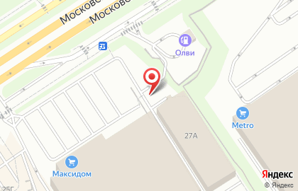 Максидом строительный магазин на Московском шоссе д.18 на карте