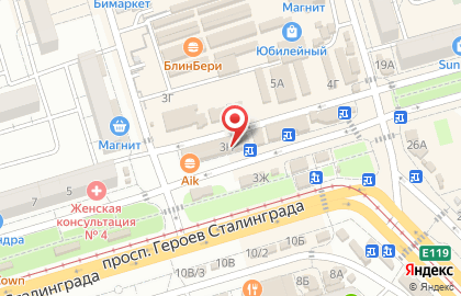 Aik в Красноармейском районе на карте