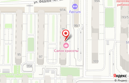 Бир Мир на улице Федора Тютчева на карте