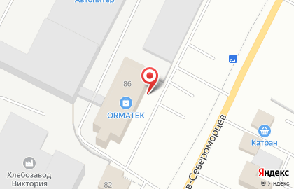 Торговый комплекс Шатура в Мурманске на карте
