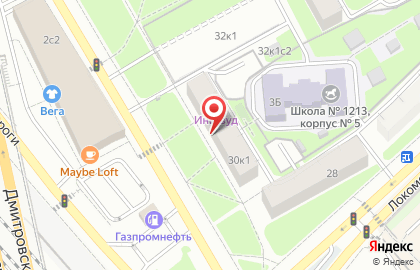 Магазин овощей и фруктов в Москве на карте
