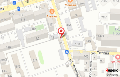 Шиномонтажная мастерская в Советском районе на карте