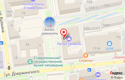 Банкомат Ставропольпромстройбанк на улице Маршала Жукова на карте