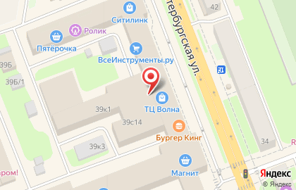 Магазин Мир удивительных товаров на Большой Санкт-Петербургской улице на карте