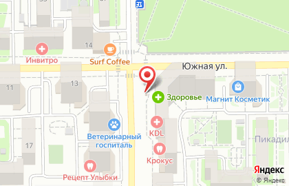 Кофейня Sova в Новороссийске на карте