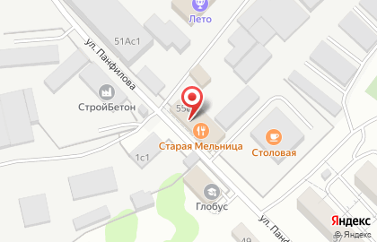 Старая мельница на карте