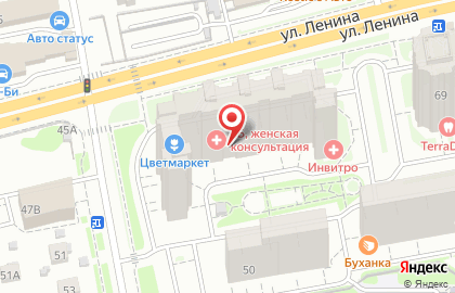 Ласка на улице Ленина на карте