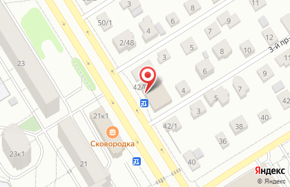 Супермаркет Пятёрочка на улице Паши Савельевой на карте