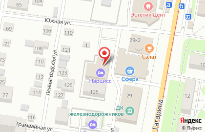 Банно-гостиничный комплекс Нарцисс на Казанской улице на карте