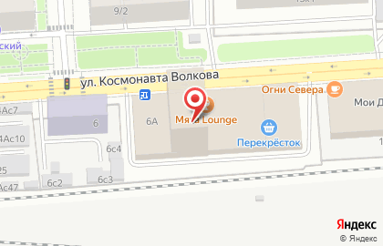 Торгово-производственная компания Интехком на улице Космонавта Волкова на карте