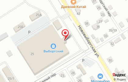 Торговый центр Выборгский на карте