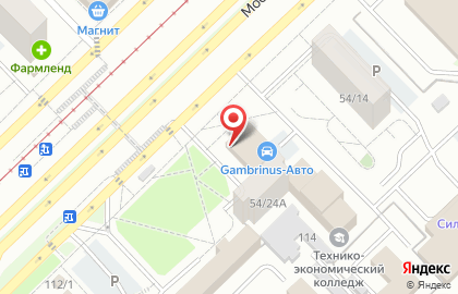 Аптечный пункт на Московском проспекте на карте