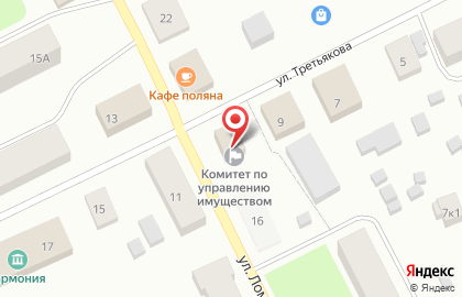 Комитет по управлению имуществом на улице Ломоносова на карте