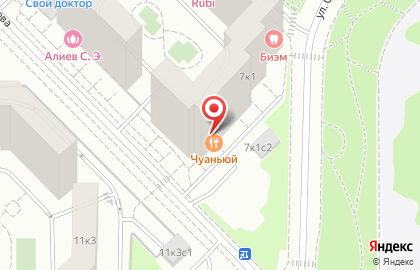 Ресторан ЧУАНЬЮЙ на карте