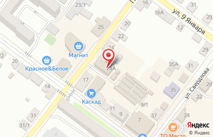 Супермаркет Магнит в Белгороде на карте