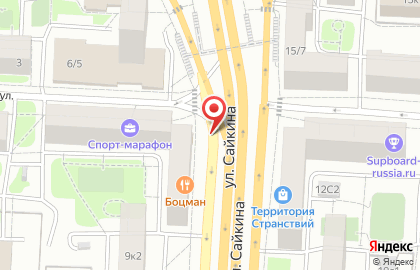 Морлин Монро на карте