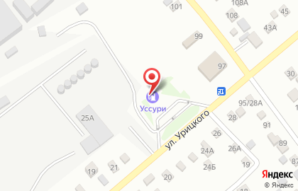 АЗС НК Уссури на улице Урицкого на карте