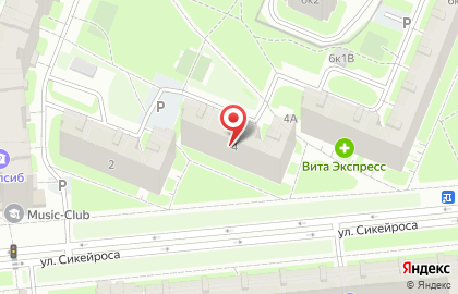 Сеть пекарен Теплое Место на метро Озерки на карте