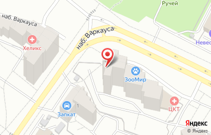 Магазин тканей в Петрозаводске на карте