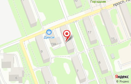 Центр профессиональной стоматологии МКдент на улице Строителей на карте