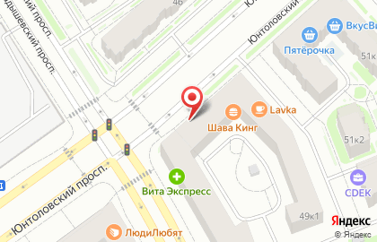 Магазин Красное & Белое в Санкт-Петербурге на карте
