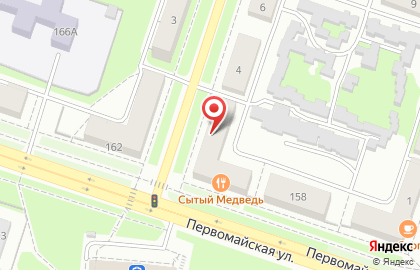 Банкомат МДМ Банк на Первомайской улице на карте