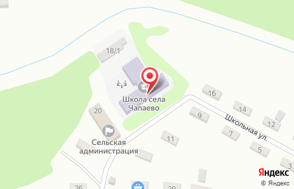 Средняя общеобразовательная школа с. Чапаево на карте