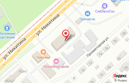 Сеть оптово-розничных магазинов Сибколор в Октябрьском районе на карте